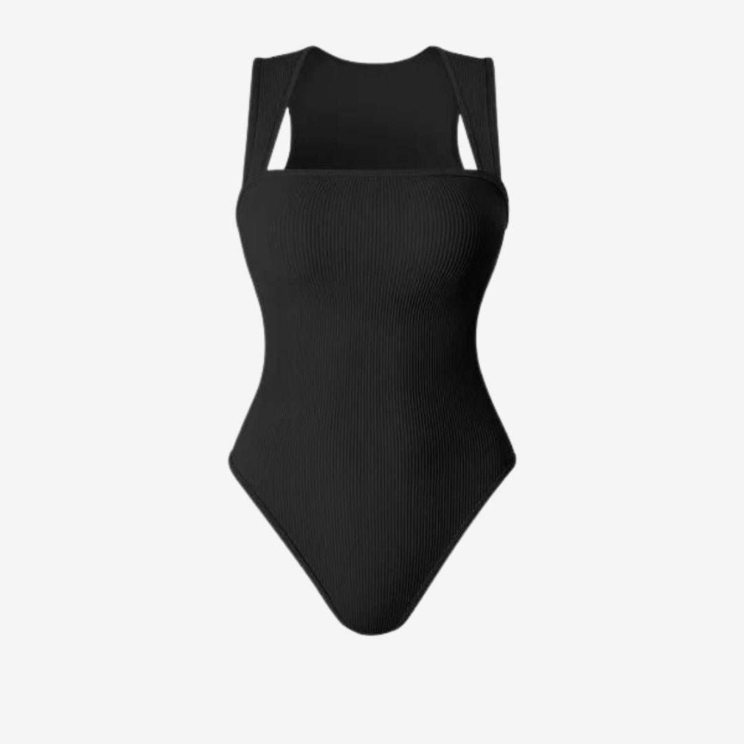 Square Neck Bodysuit Top