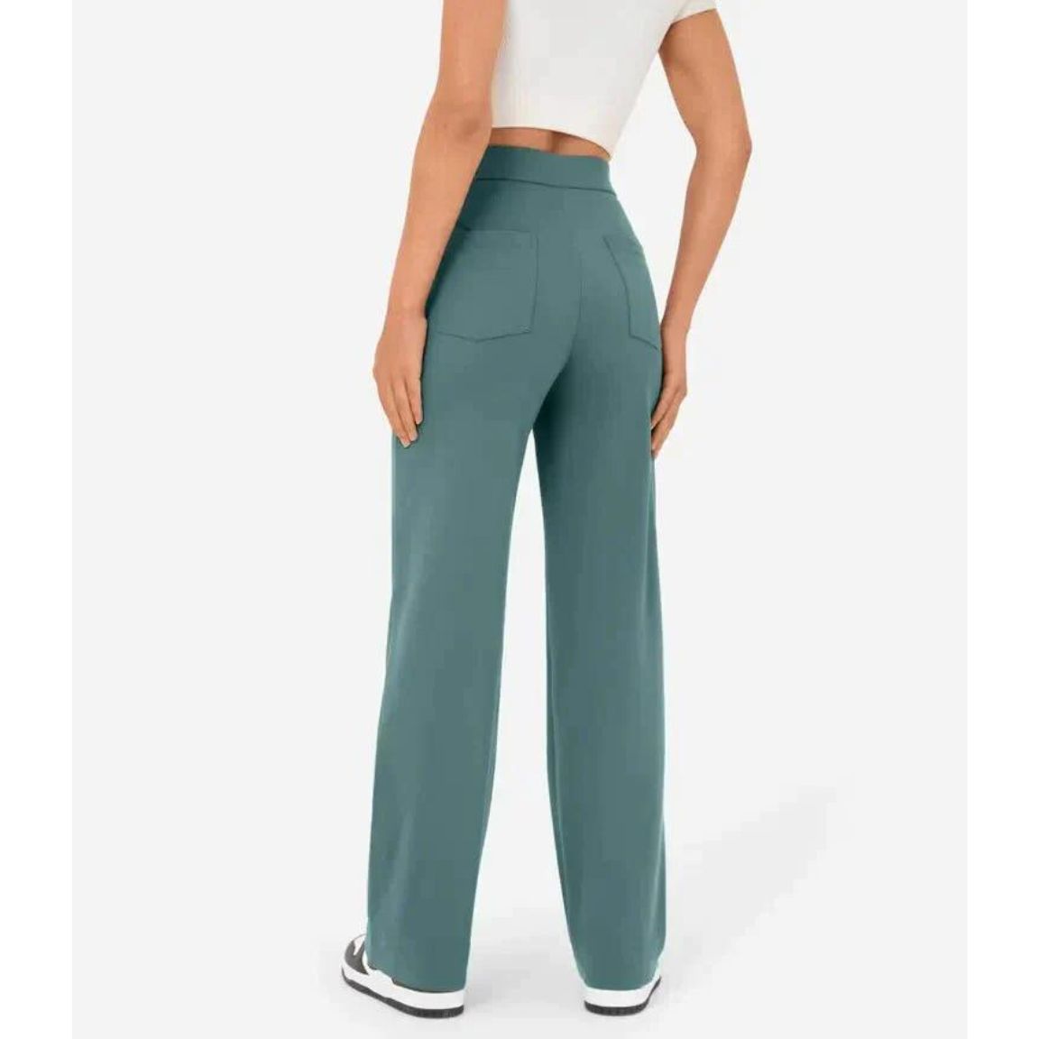 Flexible High-Waisted Stretch Pants