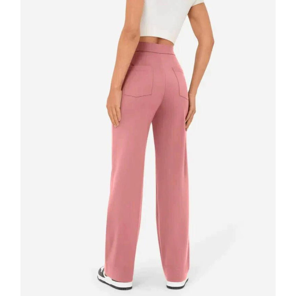 Flexible High-Waisted Stretch Pants