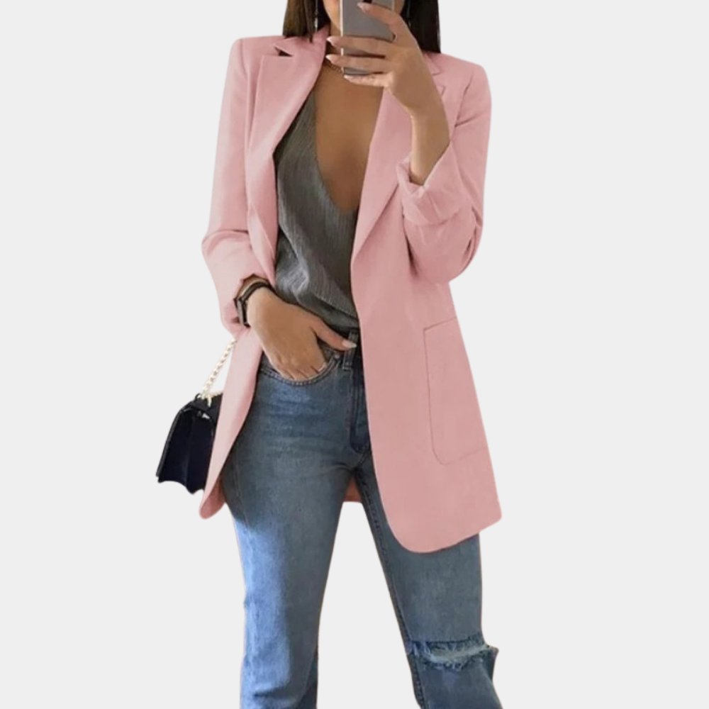 Women's Casual Blazer with Relaxed Fit