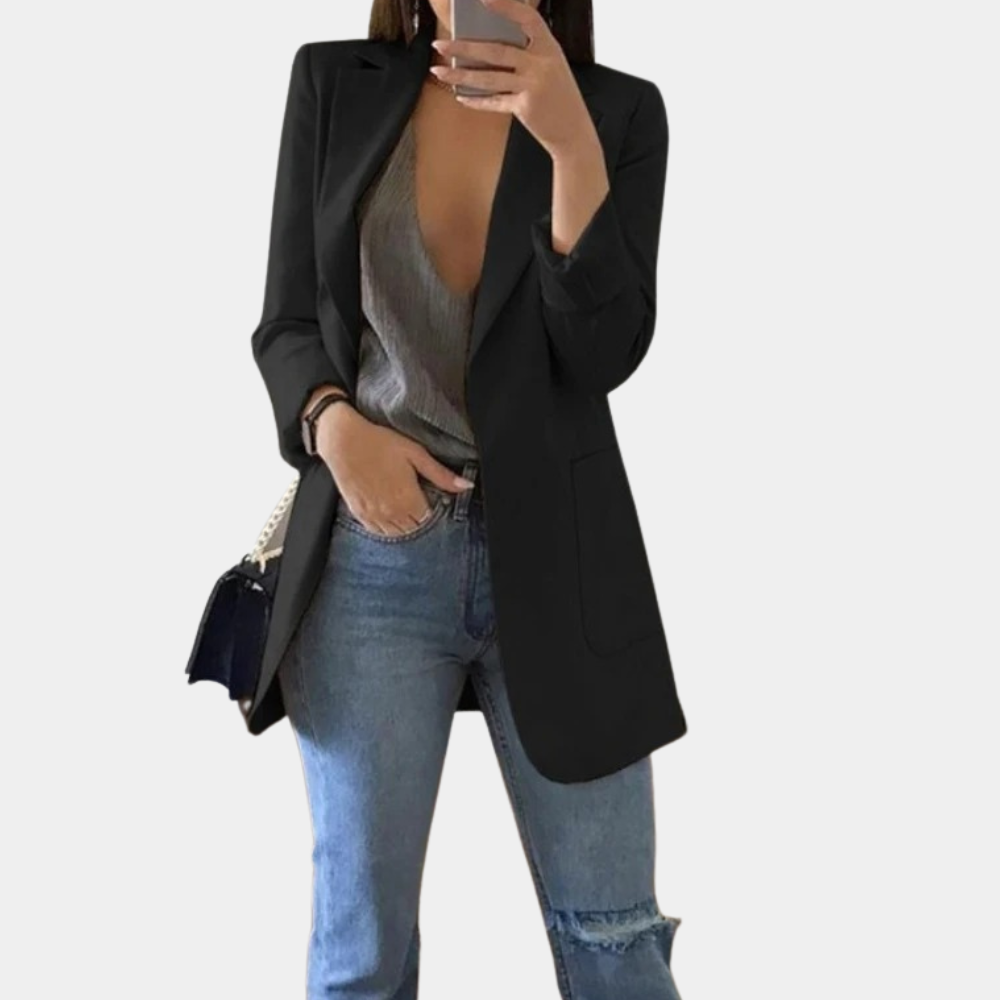 Women's Casual Blazer with Relaxed Fit