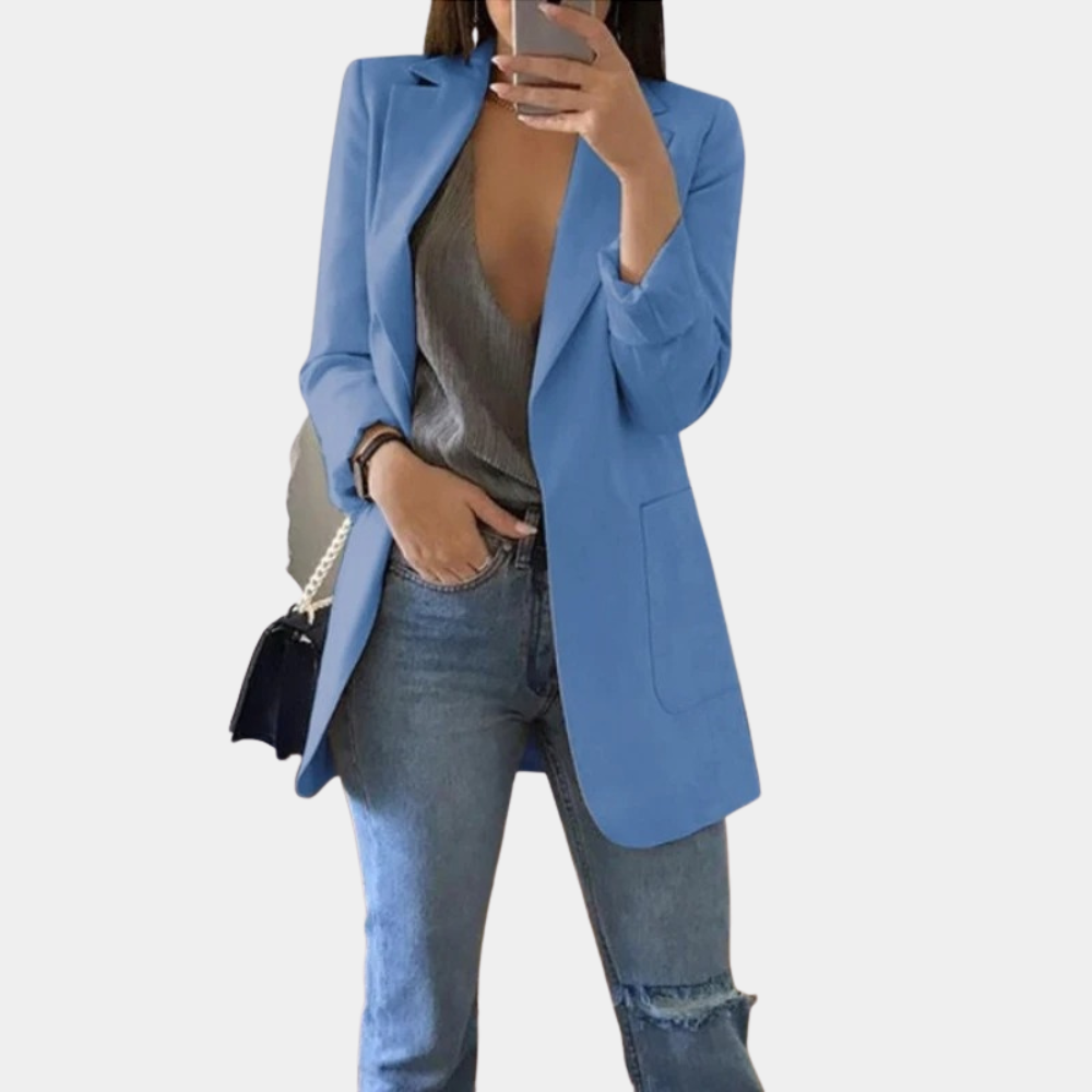 Women's Casual Blazer with Relaxed Fit