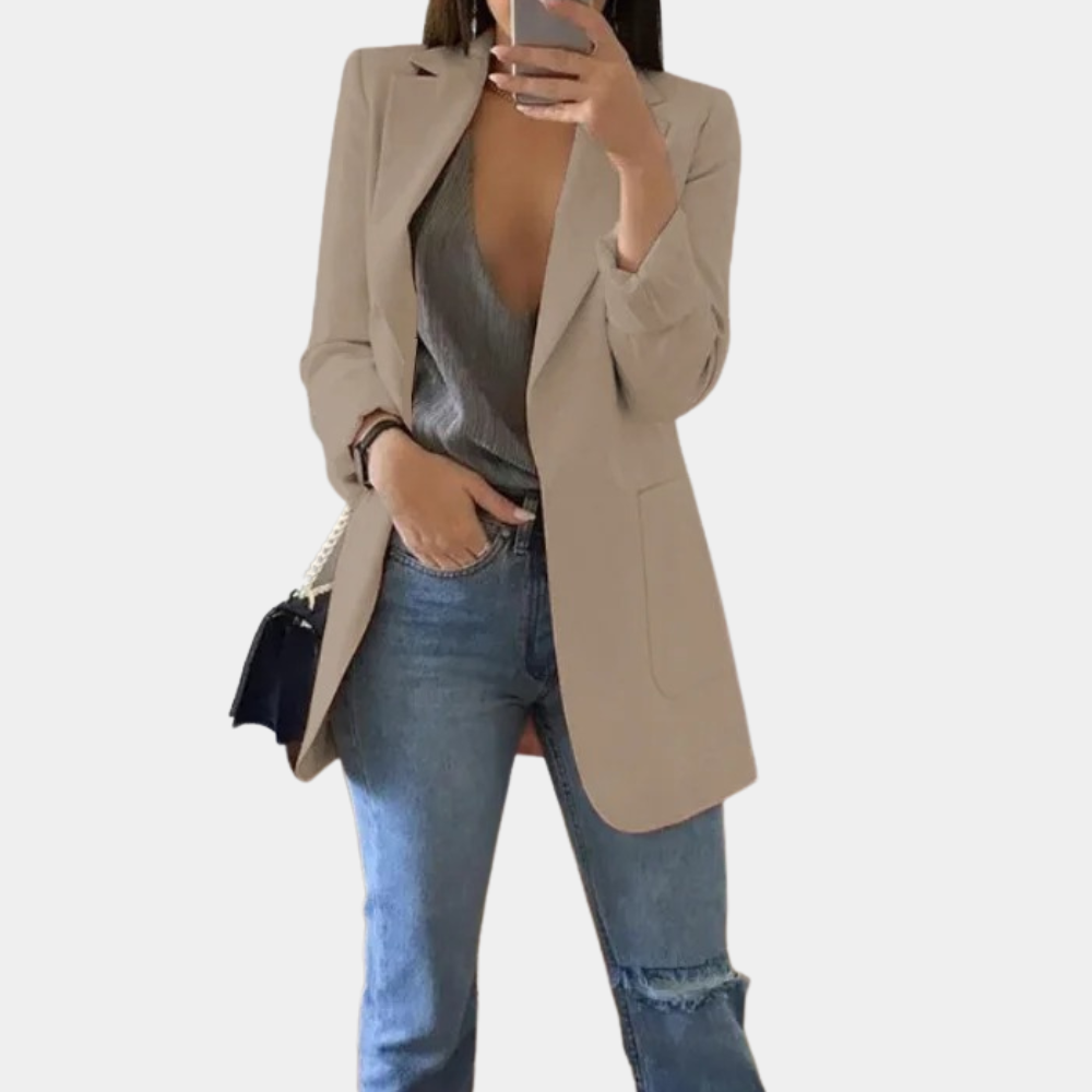 Women's Casual Blazer with Relaxed Fit