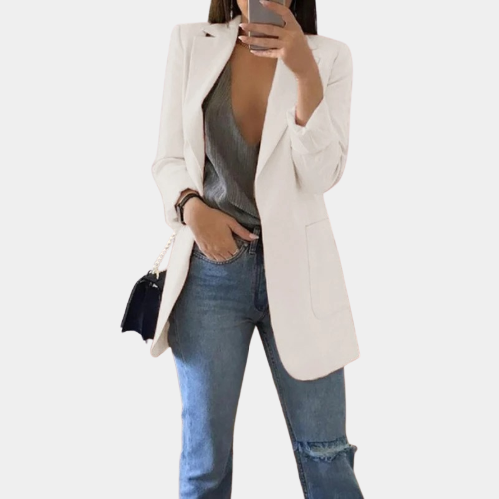 Women's Casual Blazer with Relaxed Fit