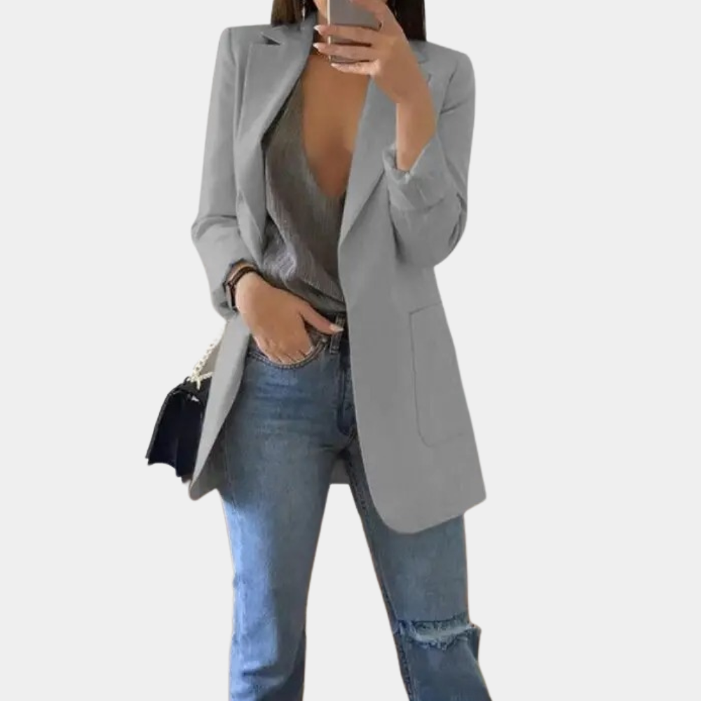 Women's Casual Blazer with Relaxed Fit