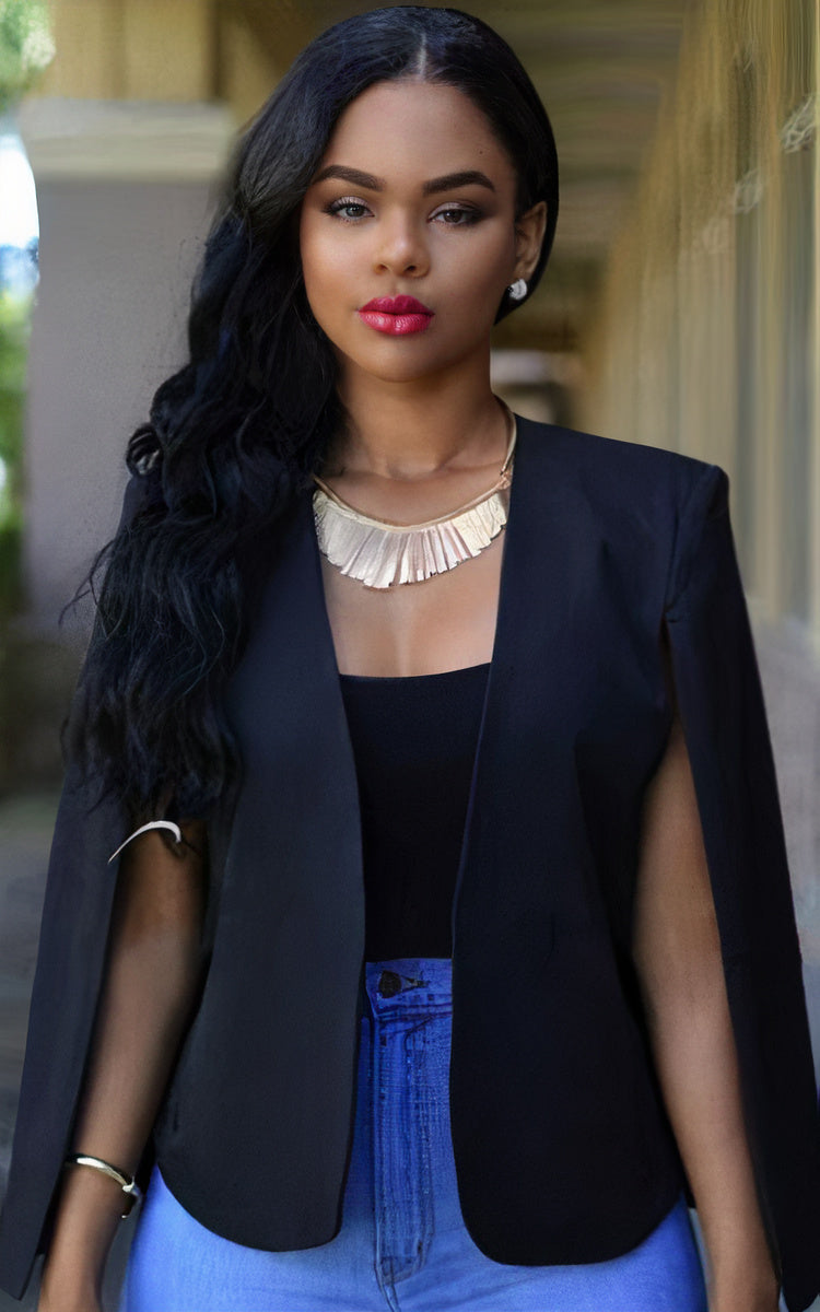 Meike Blazer with Cape Design