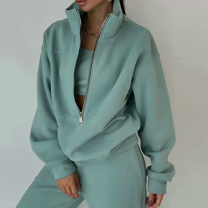 Ira - Comfy 2-Piece Track Suit Ensemble