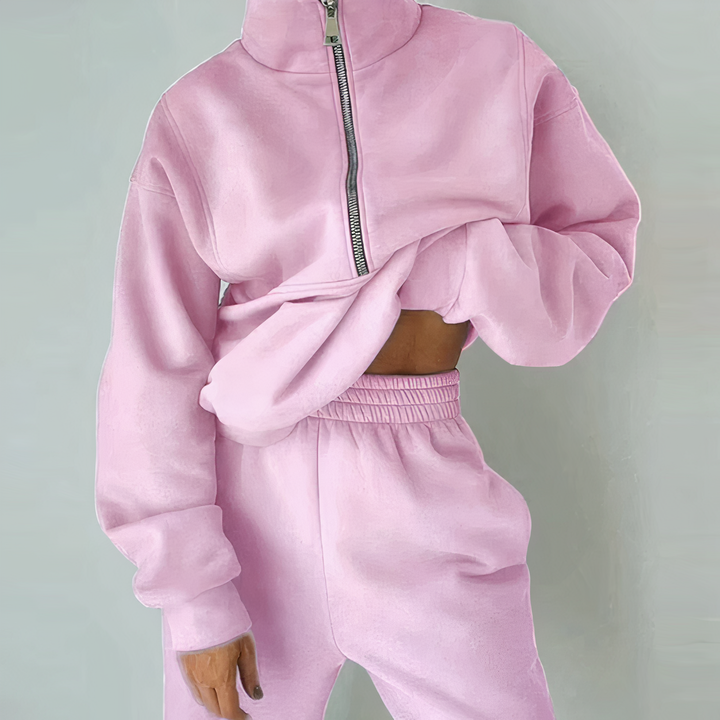 Ira - Comfy 2-Piece Track Suit Ensemble