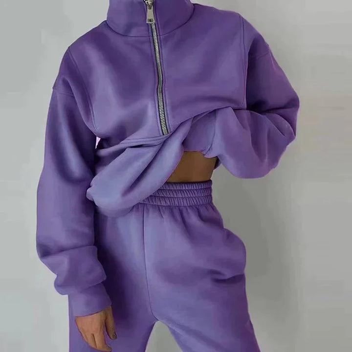 Ira - Comfy 2-Piece Track Suit Ensemble