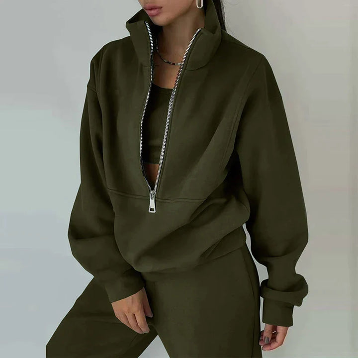 Ira - Comfy 2-Piece Track Suit Ensemble