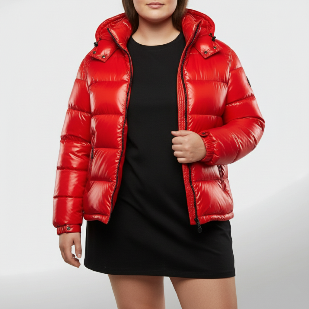 Plus Size Women's Super Cozy Insulated Puffer Jacket