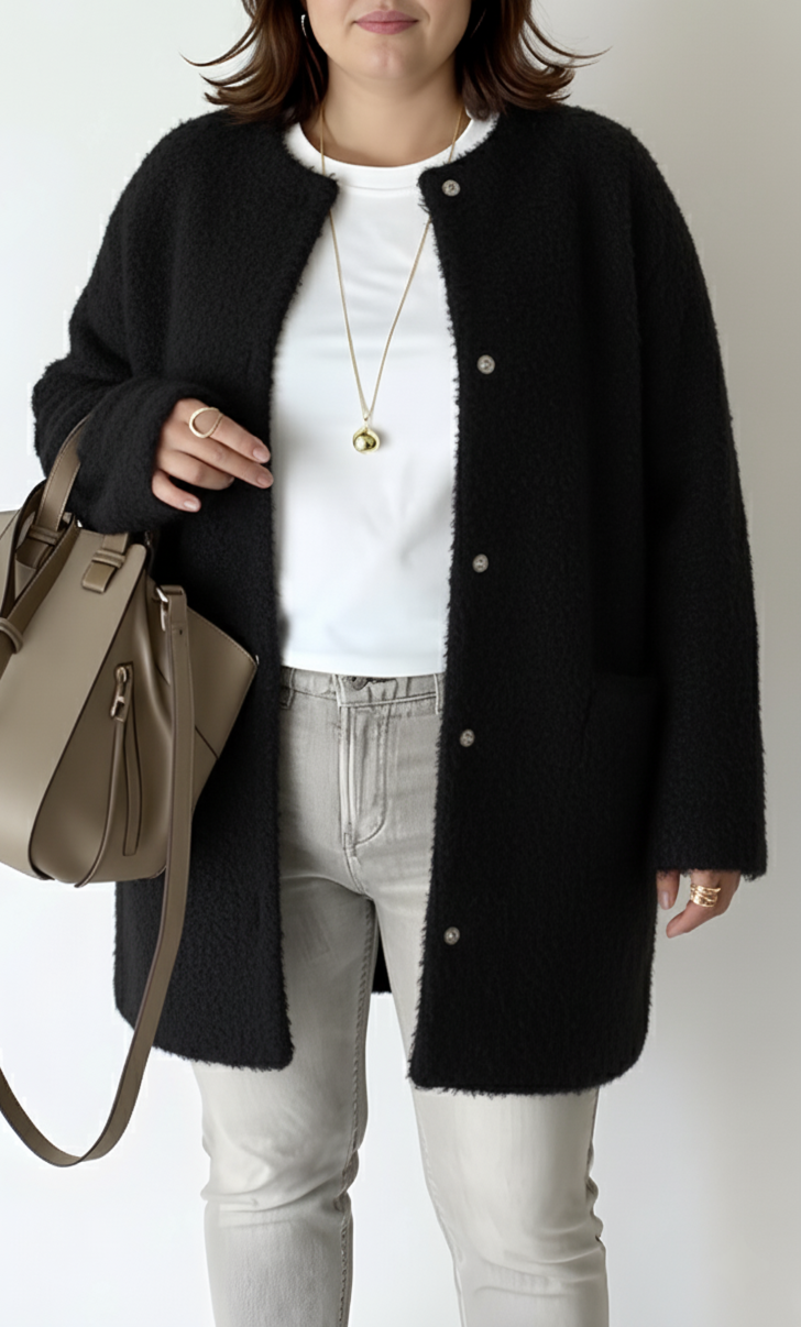 Chic Oversized Knit Cardigan for Women | Available in Plus Sizes