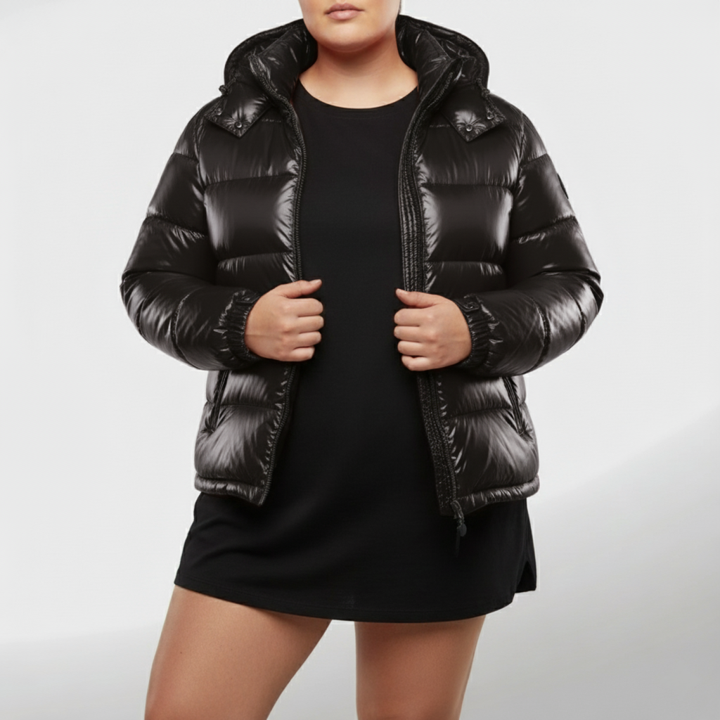 Plus Size Women's Super Cozy Insulated Puffer Jacket
