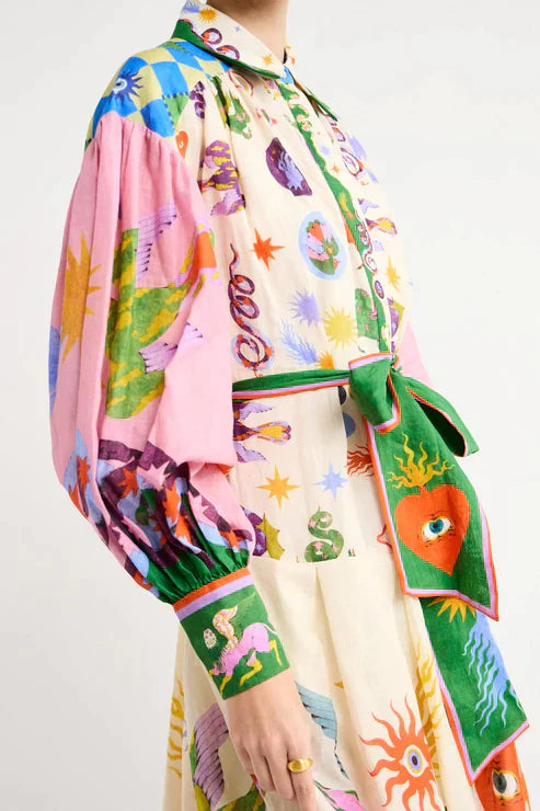 Elegant Floral Maxi Dress with Vintage-Inspired Flowing Silhouette