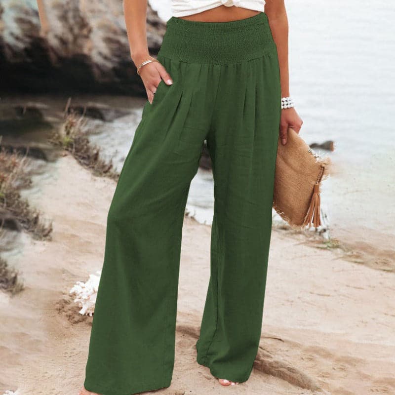 Women's Wide-Leg Trousers with a Relaxed Fit