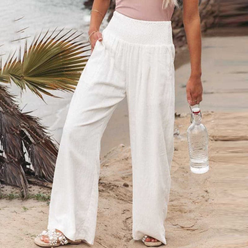 Women's Wide-Leg Trousers with a Relaxed Fit