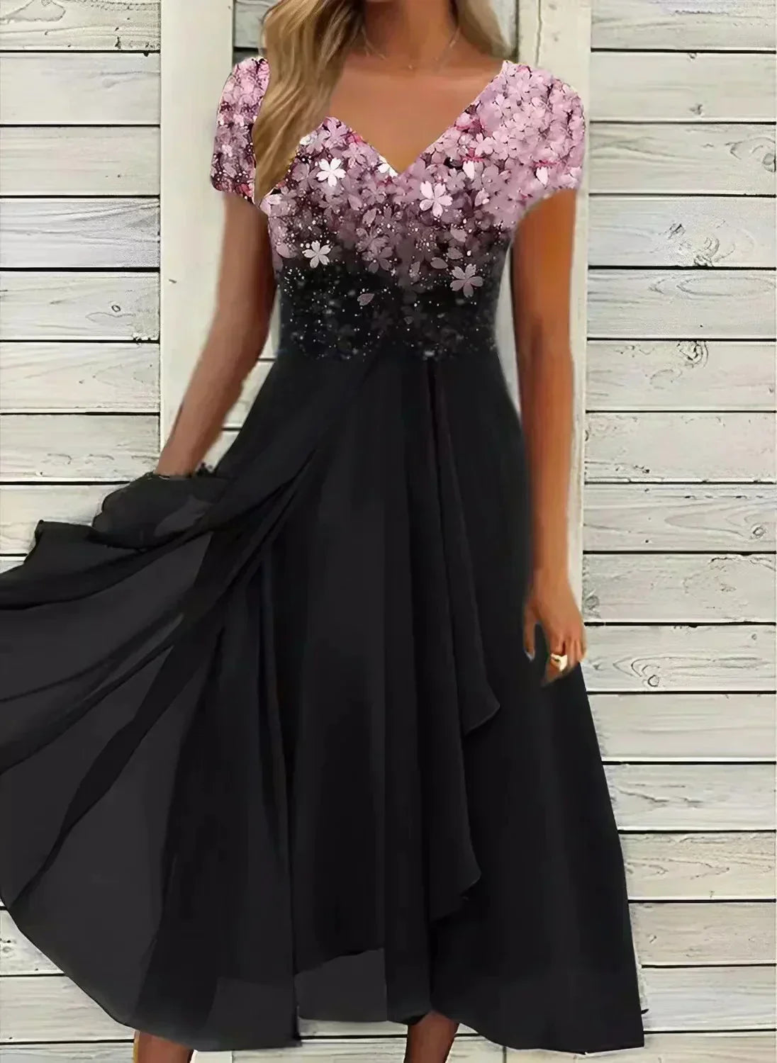 Elegant Women's Chiffon Evening Dress