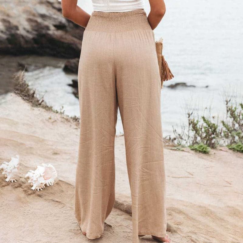 Women's Wide-Leg Trousers with a Relaxed Fit