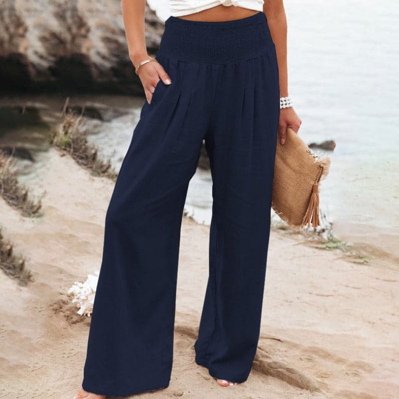 Women's Wide-Leg Trousers with a Relaxed Fit