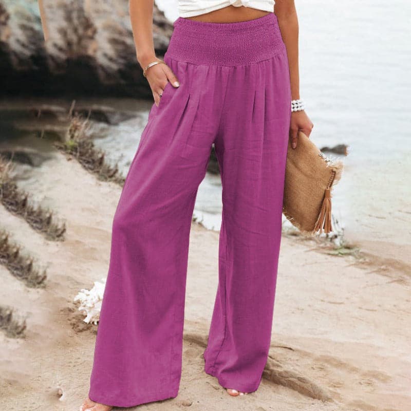 Women's Wide-Leg Trousers with a Relaxed Fit