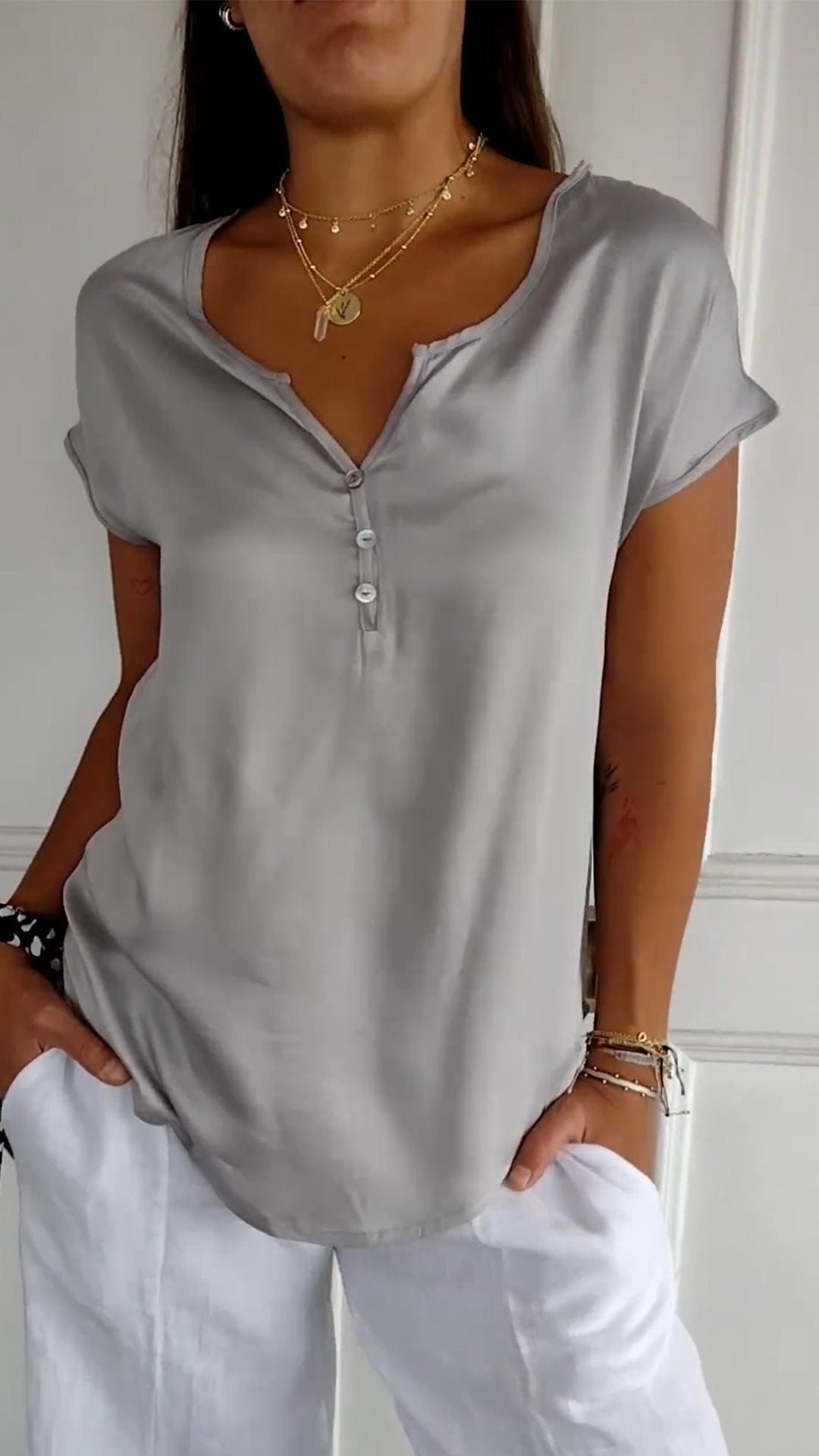 Comfortable V-Neck Tee