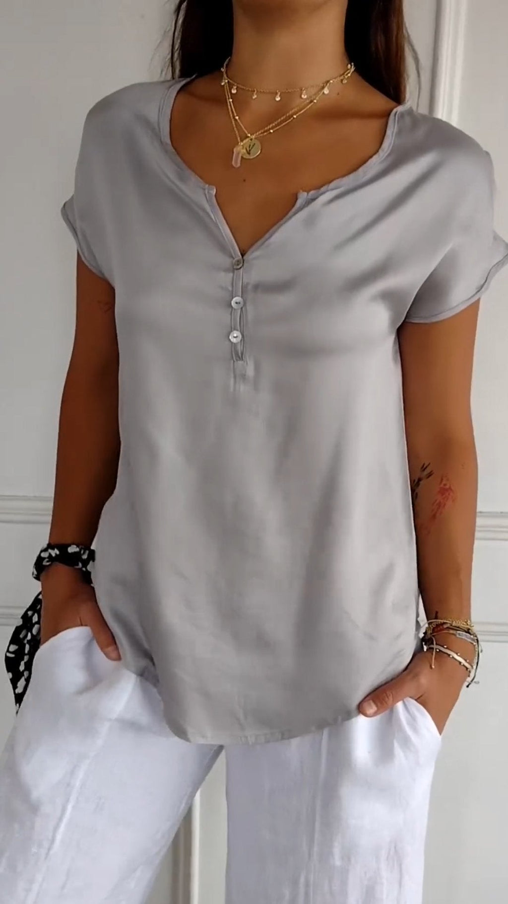 Comfortable V-Neck Tee