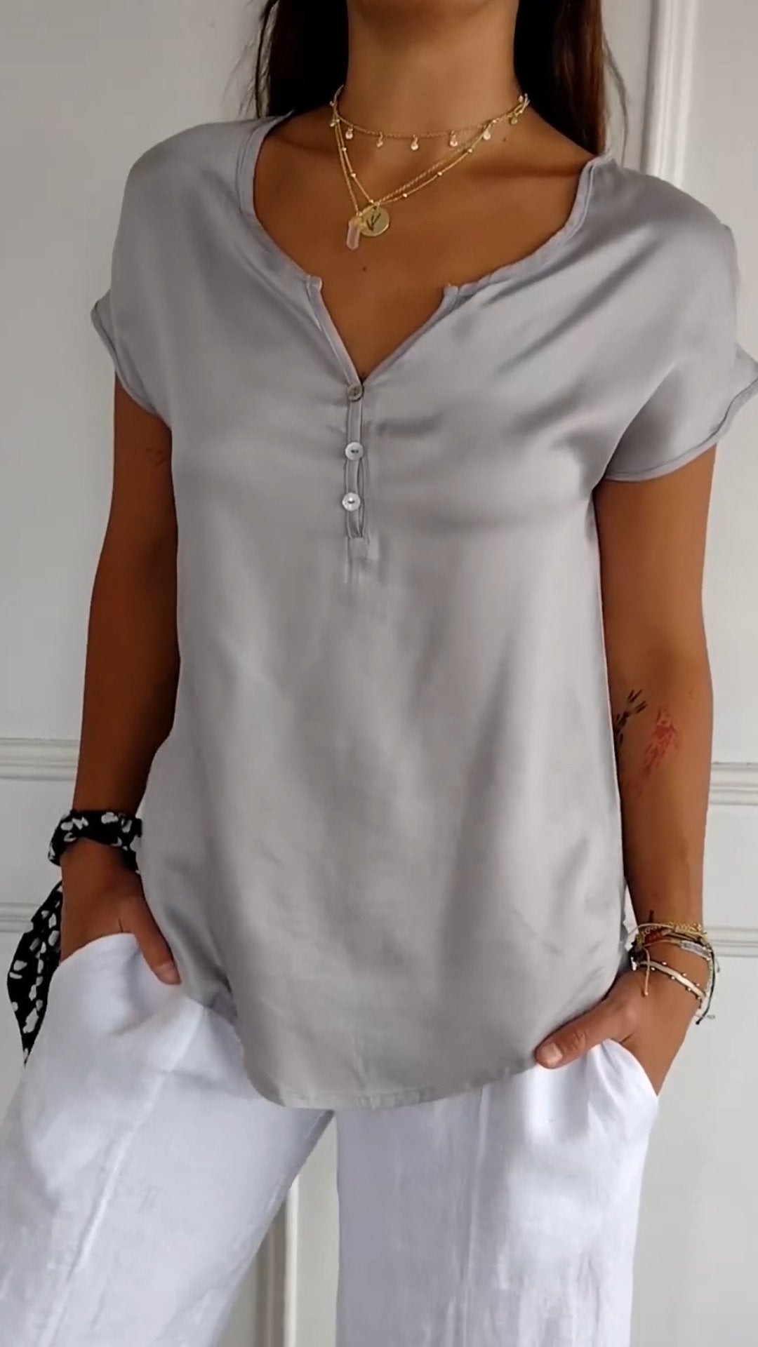 Comfortable V-Neck Tee