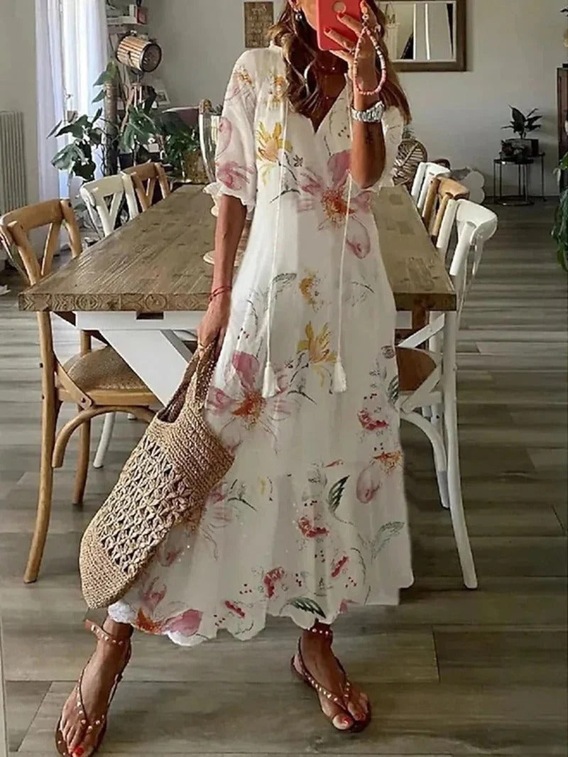 Bohemian-Inspired Earthy Dress